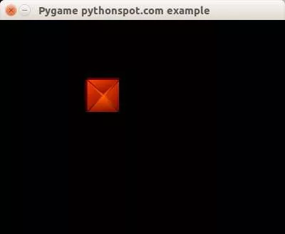 pygame 的例子。在屏幕上移动块